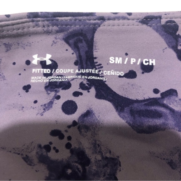 Under Armour Fitted Leggings Womens Size Small Light and Dark Purple - Picture 4 of 7
